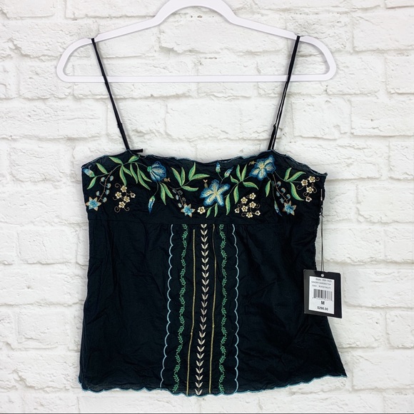 Nanette Lepore Tops - Nanette Lepore Ginger Garden Embroidered Top NWT